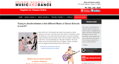 Desktop Screenshot of edisoncranfordmusicdance.com